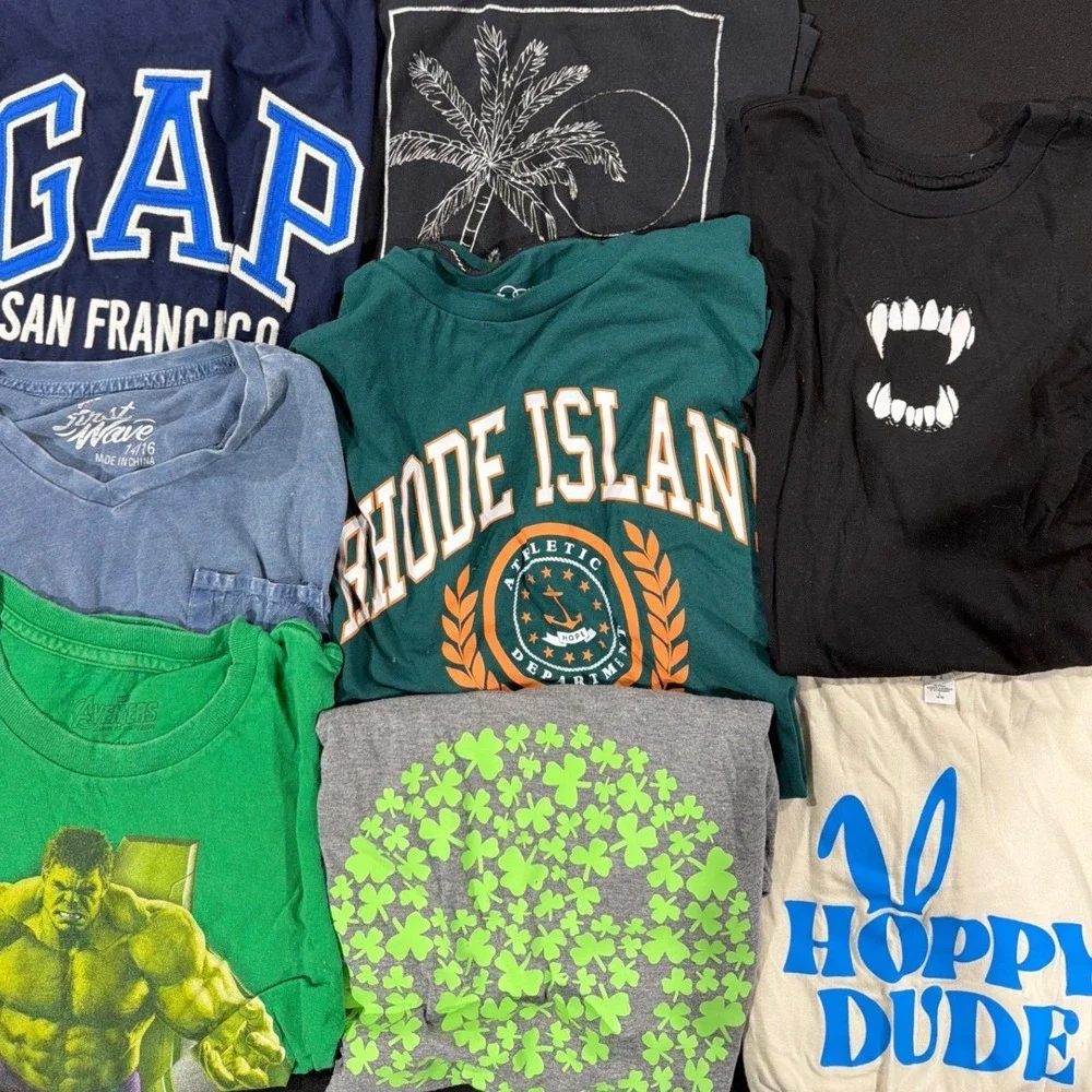 Gap Marvel Rhode Island Boys XL XXL Multicolor Graphic T-Shirt Bundle